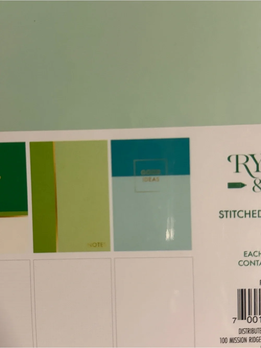 THREE (3 ) STITCHED NOTEBOOKS